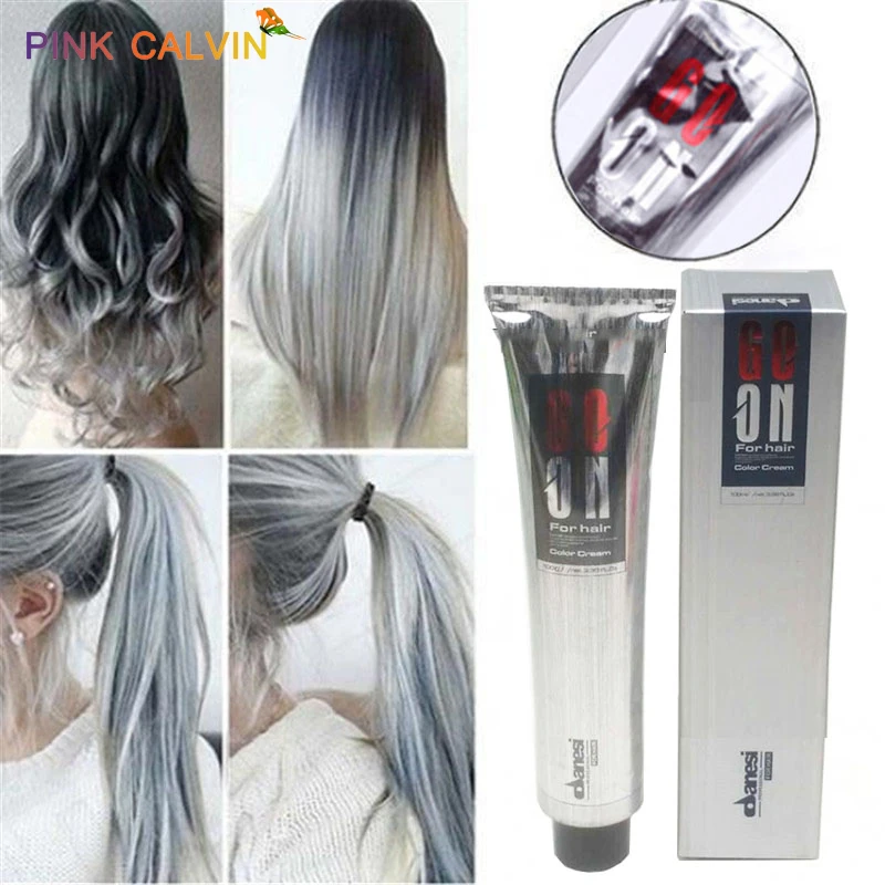 100 мл мода крем для волос унисекс дымчато серый панк Стиль светильник серого и