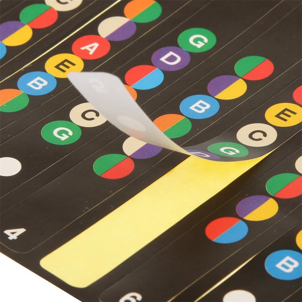 Акустические наклейки гриф электрогитары для отпечатков пальцев и лада | Спорт