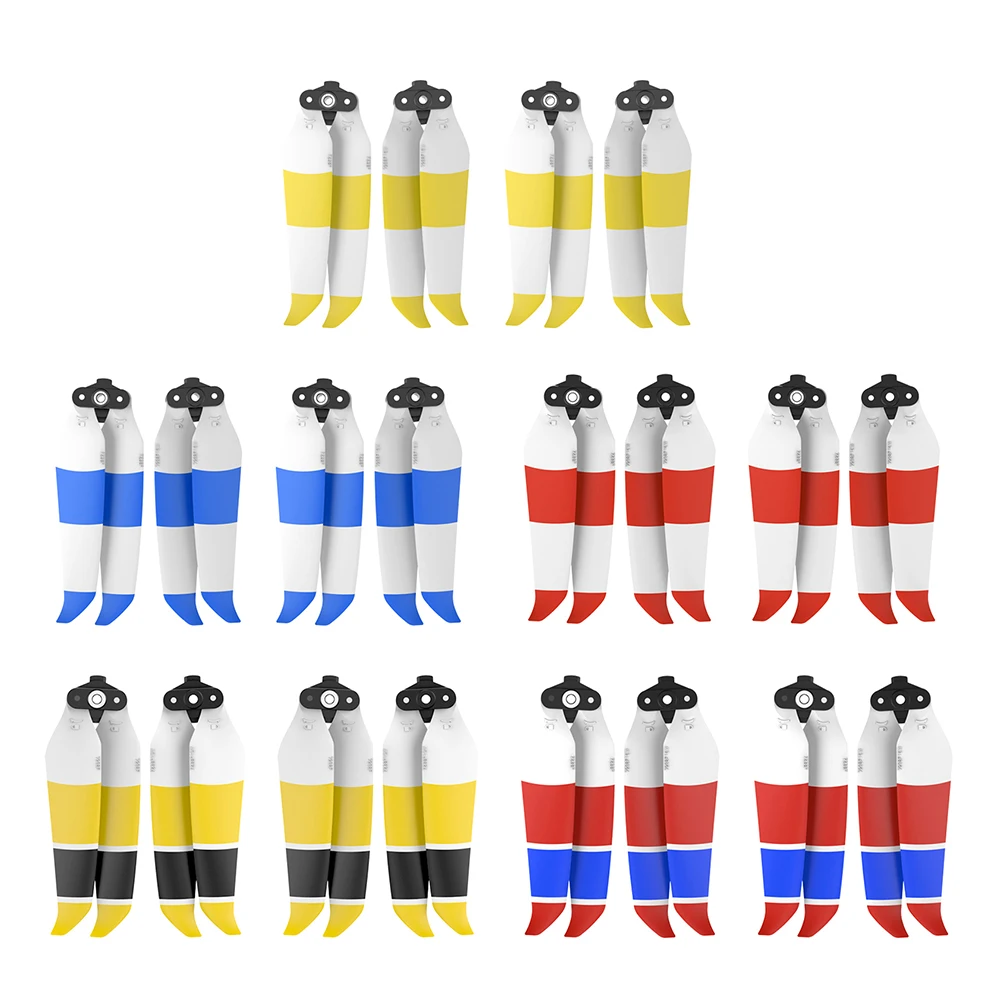 

4pcs/set Propeller 7238F Silent Noise Reduction Quick Release Propeller Double-sided Color Suitable For Mavic Air 2 Accessories