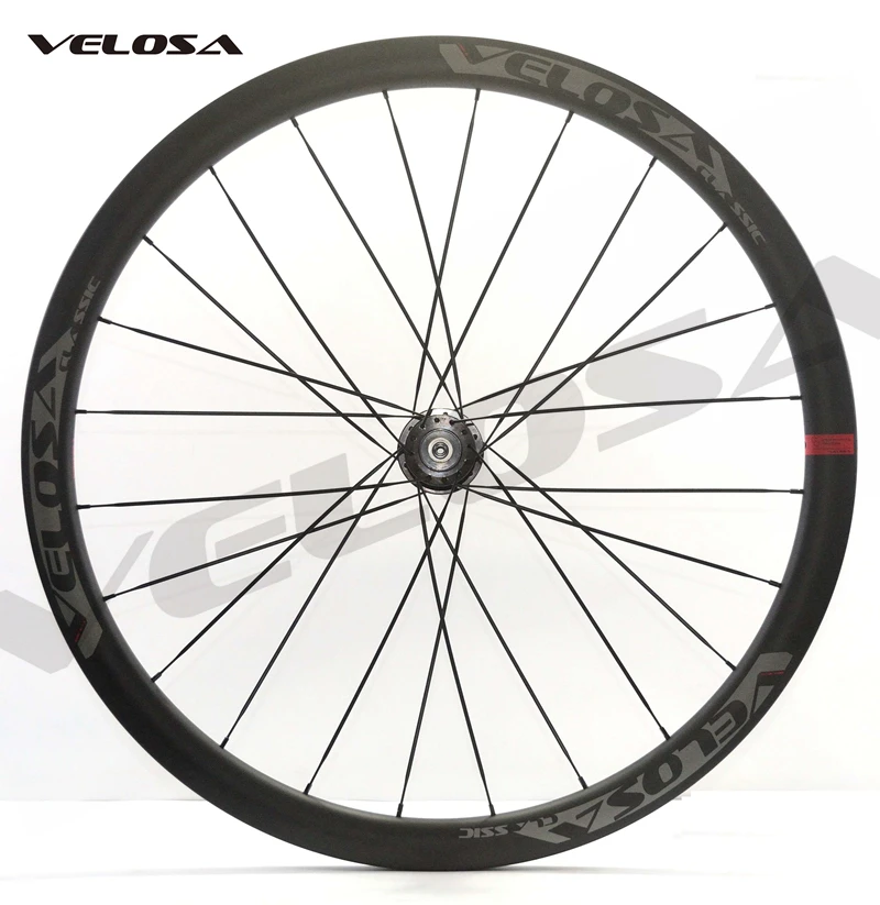 Дорожные дисковые тормоза Velosa CX35 карбоновые колеса клинкер/трубчатый 700C