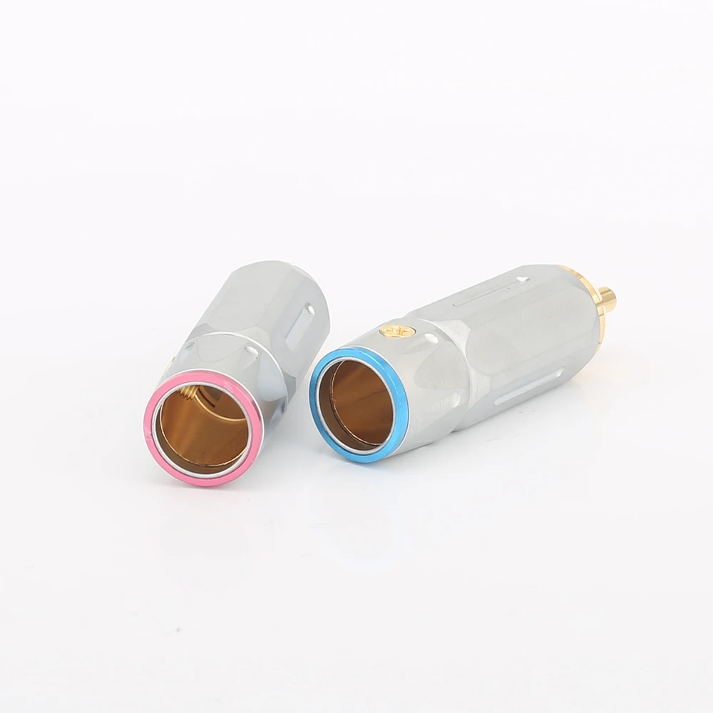 Аудиокабель 24 К позолоченный RCA аудио разъем аналоговый кабель HIFI 10 мм rca