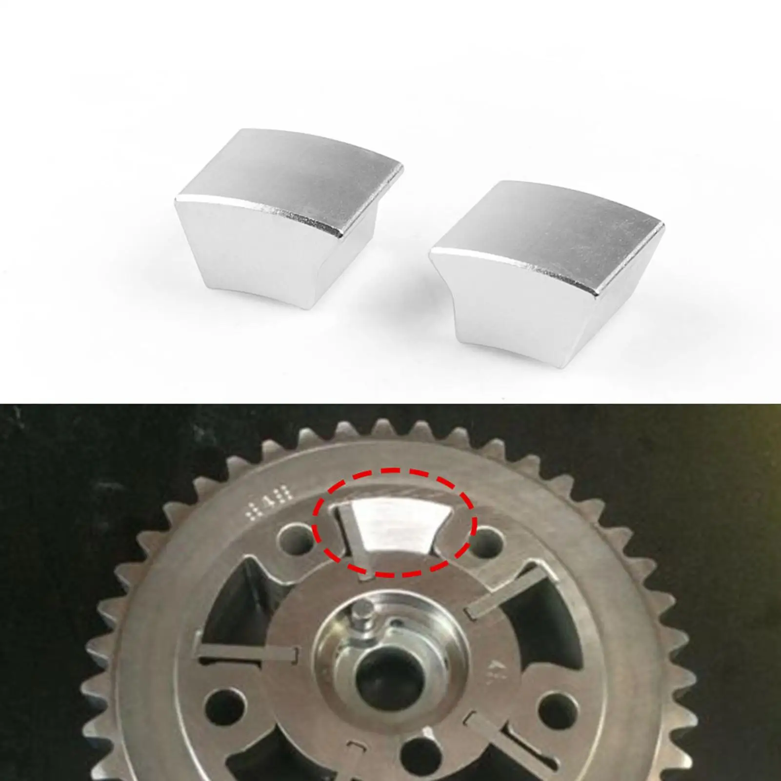 

Комплект блокировки фазного клапана из алюминиевого сплава, 2 шт., для крышки клапана Ford, автомобильные аксессуары