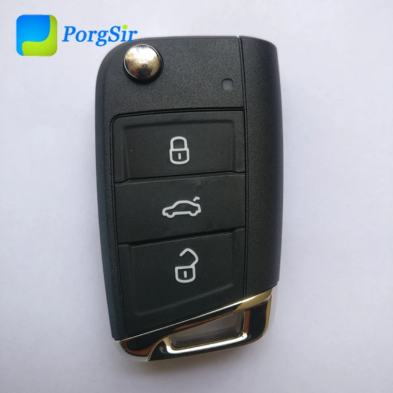 Ключ дистанционного управления с 3 кнопками 434 МГц для телефона лезвием HU66 FCCID: 5G6