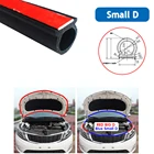 Уплотнительная лента самоклеящаяся (маленький D-профиль 9x10mm), резиновая прокладка для автомобиля, шумоизоляция автомобиля