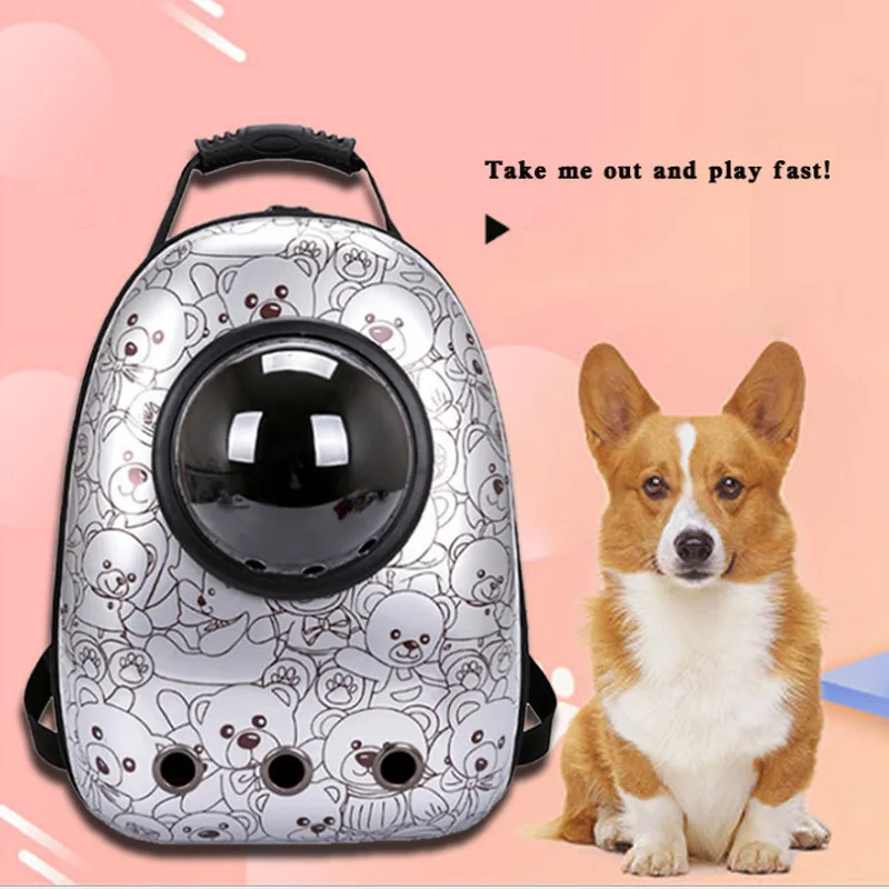 Космическая капсула Pet Carrier Рюкзак Водонепроницаемый для кошки маленькая собака