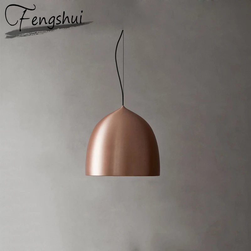 

Металлические подвесные светильники в скандинавском стиле, современный светодиодный светильник для столовой, гостиной, спальни, бара, деко...