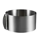 Форма для Мусса 3D, круглые стальные формы для украшения торта, с регулируемым кольцом, десерт, кухонные инструменты для выпечки, 1 шт.