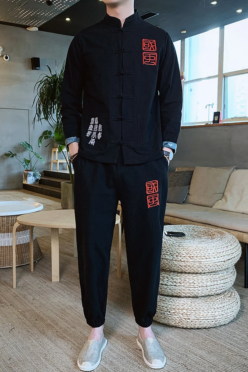 Heren kleding 2020 Мужской комплект весенний мужской спортивный из 2 предметов костюм