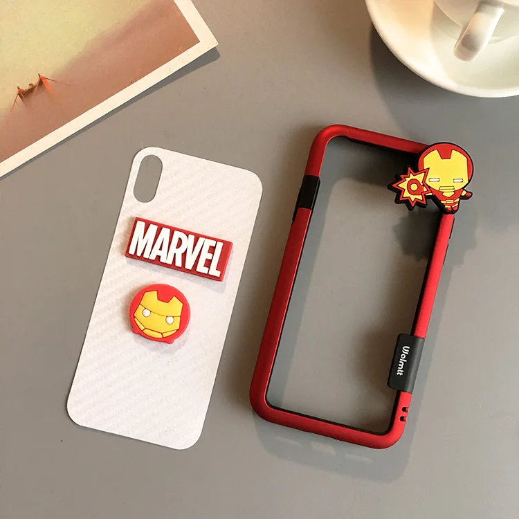 

Disney Marvel Iron Man Spiderman Men's Phone Case for IPhone se/xr/xsmax/7plus/8/11/11pro/11promax/6sp Boy Cooling Phone Cover