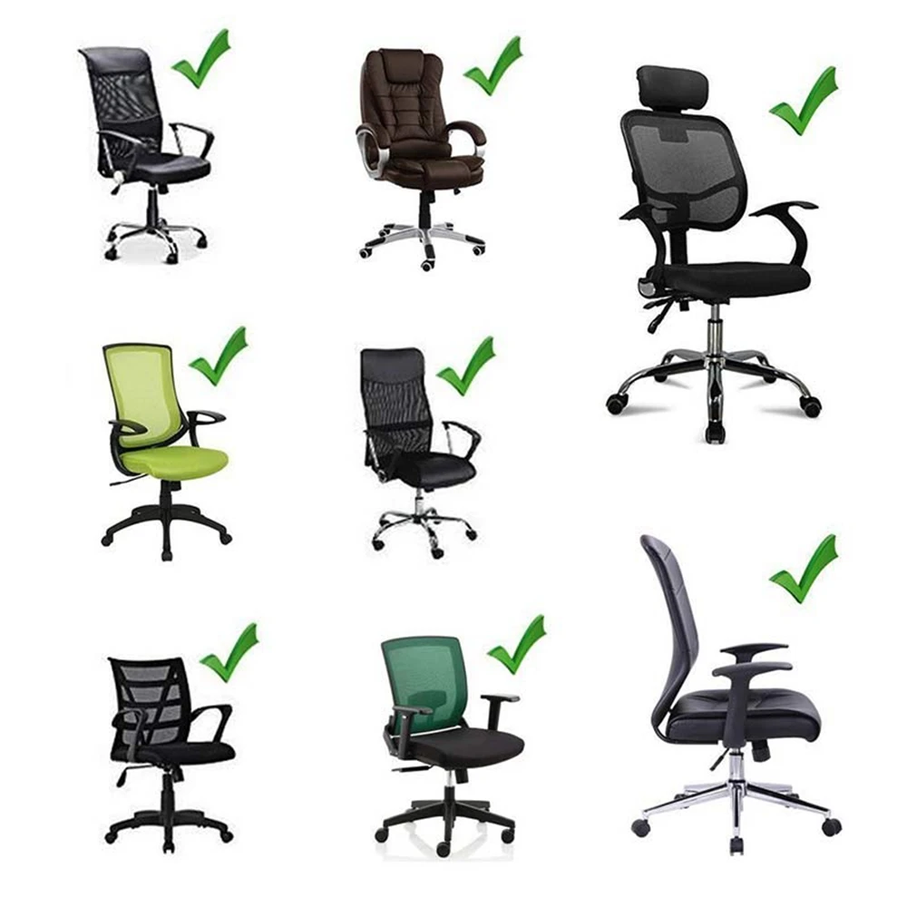 

2PCS Arm Chair Armrest Covers Slipcover Chair Memory Foam Armrest Seat Cushion Pads Sponge Computer Office Desk Chair Protector