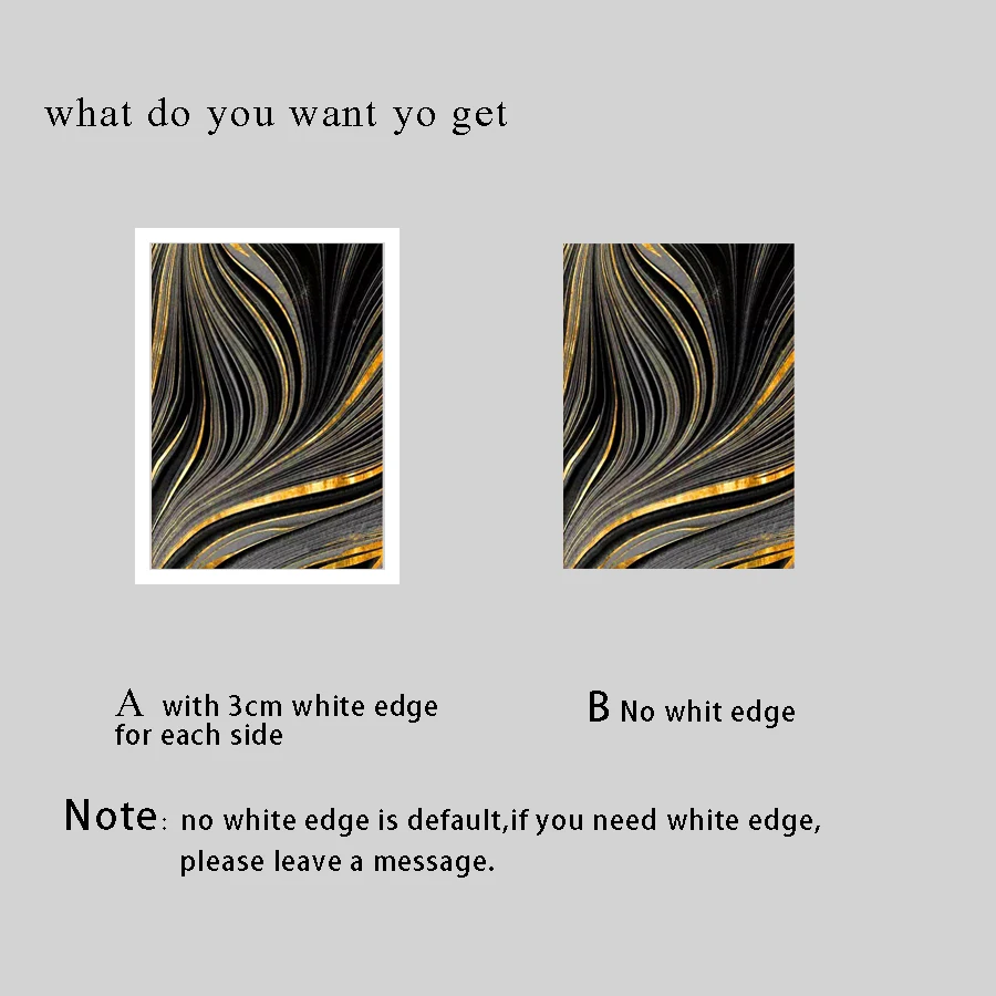 

Decorative Painting Black Gold Texture Abstract Line Geometric Pictures for Home Design Wall Pictures for Living Room