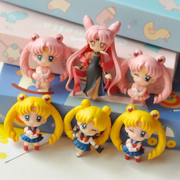 Аниме Сейлор Мун Цукино Усаги маленькая леди спокойствие фигурки моделей