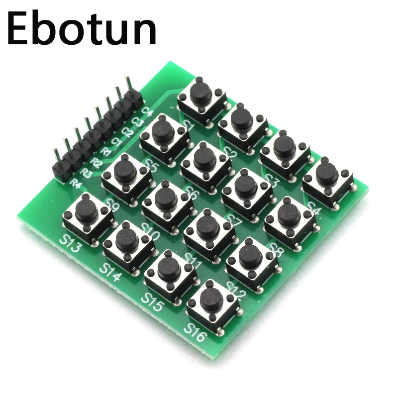 4x4 Матрица 16 клавиатура модуль Кнопка микроконтроллер для Arduino|Интегральные