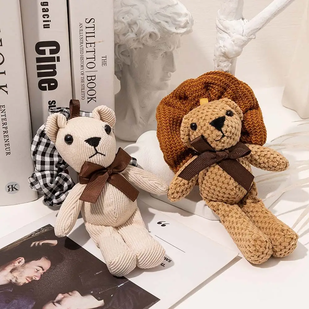 

Милый мультяшный медведь, резинка для волос, девочка, сердце, ins, плюшевая резинка для волос, эластичная Женская резинка для волос, держатель ...