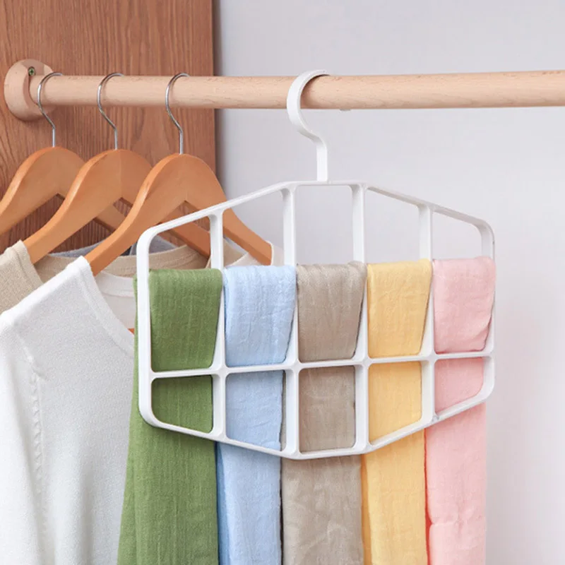 Многопортовая пластиковая вешалка 1 шт. полка для сушки одежды