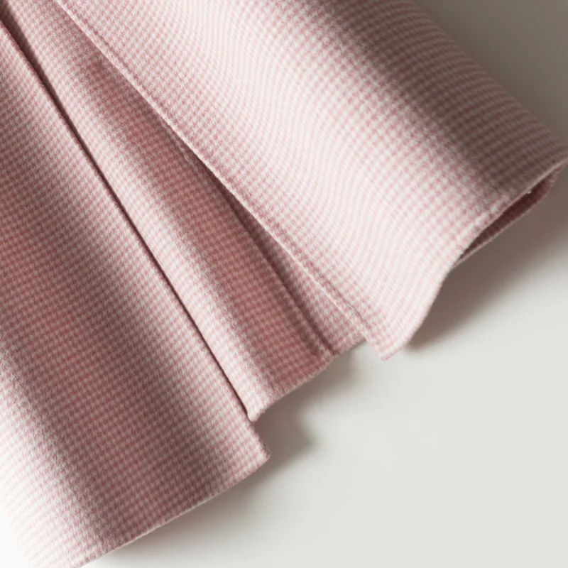 

clearance of thousands of birds overcoat plaid medium and long double-sided pure wool coat women's coat doll colla