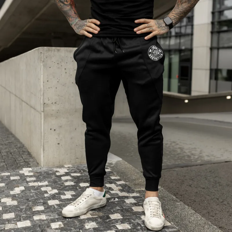 

New Men Trousers Brand Hot Sale Printing Zipper Hip Hop Breathable Men's Pants Sports Trend Casual Slim Jogging Pencil Pant 2021