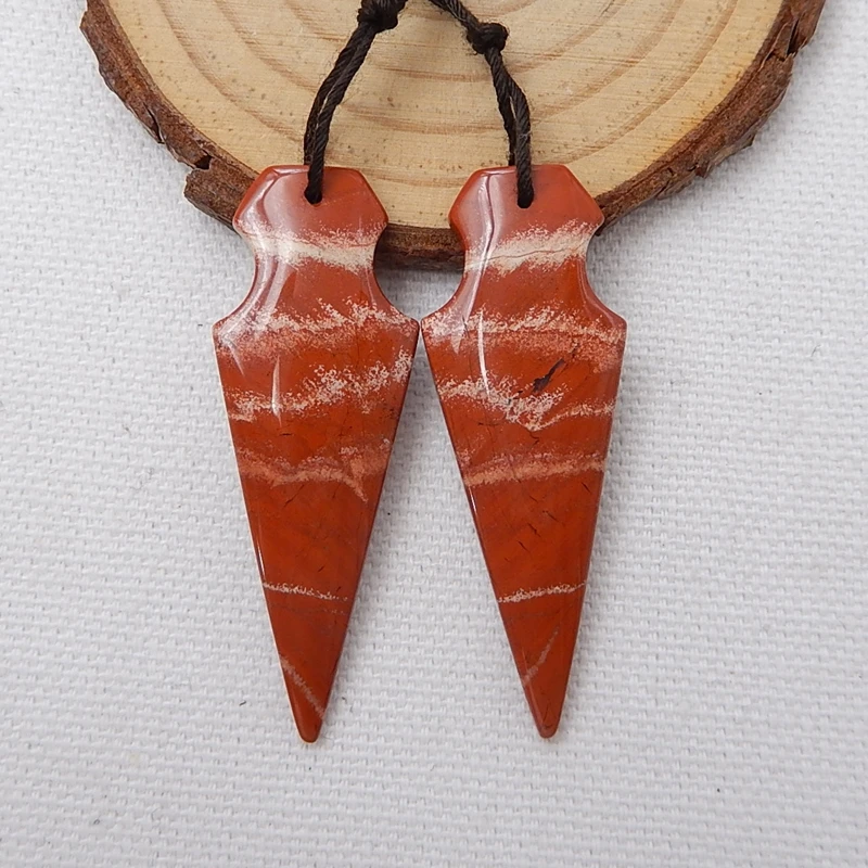 Новый! Природный камень река хонгха крапчатый цвет серьги DIY ювелирная работа