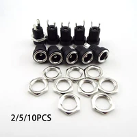 dc022b 5 5 x 2 1mm dc power jack supply socket connector dc female 2 terminal 2 pin panel mount connector plug adapter u27