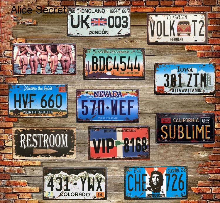 Бар декор для автомобиля металлический жестяной знак винтажный Декор дома