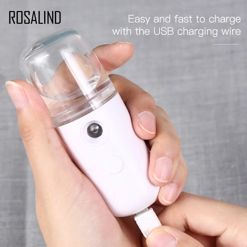 ROSALIND миниатюрный опрыскиватель Спа паровой аппарат для лица увлажняющий уход за