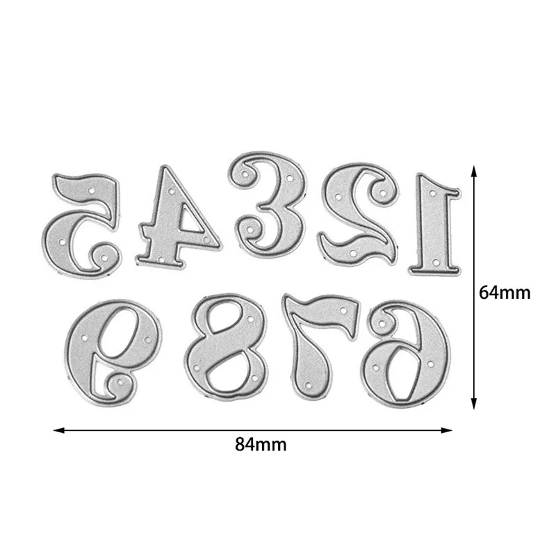Кокороса номер металла резки штампы для ремесла Скрапбукинг тиснение Трафарет DIY