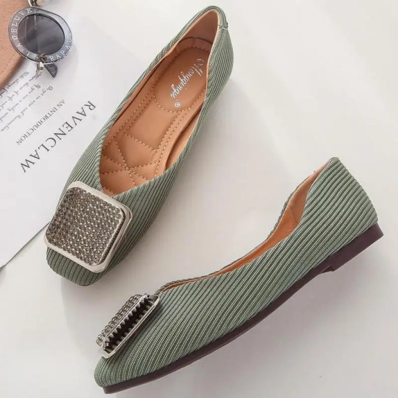 Женские лоферы женская обувь на плоской подошве повседневные тканевые туфли без