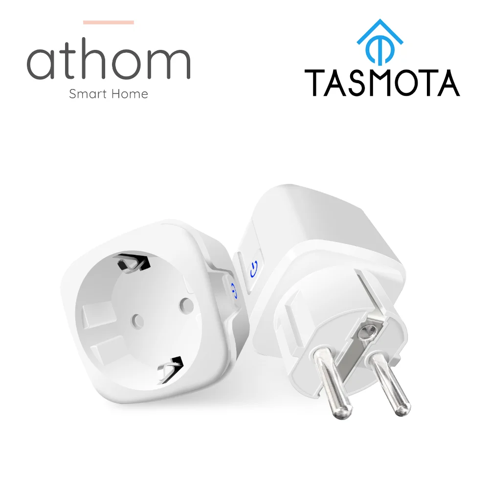 Умная вилка ATHOM TASMOTA с предварительной вспышкой работает мониторингом