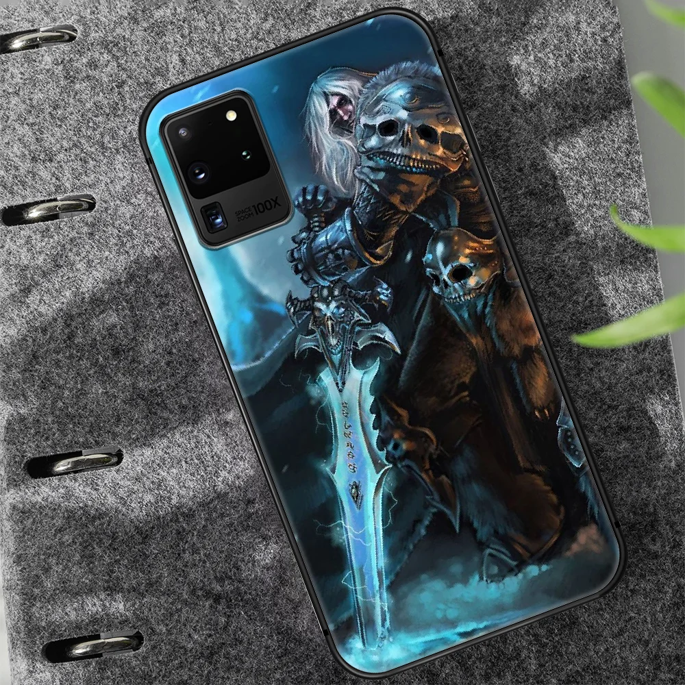 

World of Warcraft game Phone Case Cover Hull For Samsung Galaxy S 7 8 9 10 e 20 FE edge uitra plus Note 9 10 20 black Etui