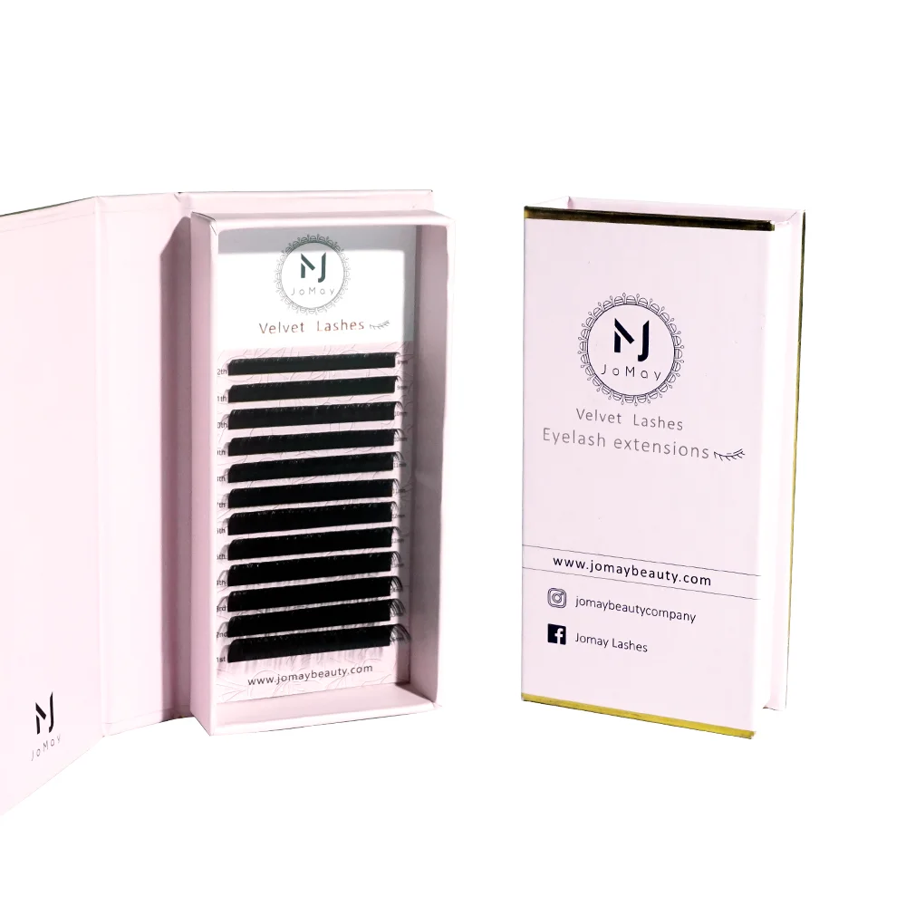 

Velvet Lashes Eyelashes Extension Professional Natural Korea Mink Individual wholesale False Eyelashes 12Lines Eyelash
