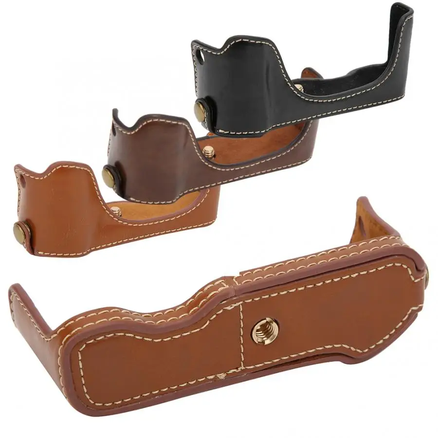 Чехол для камеры портативный полукорпусный чехол из искусственной кожи Canon G7X2 с