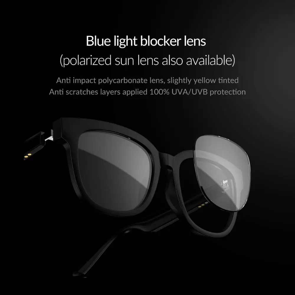 AIKSWE умные очки Bluetooth 5 0 с защитой от УФ излучения сенсорный экран беспроводной