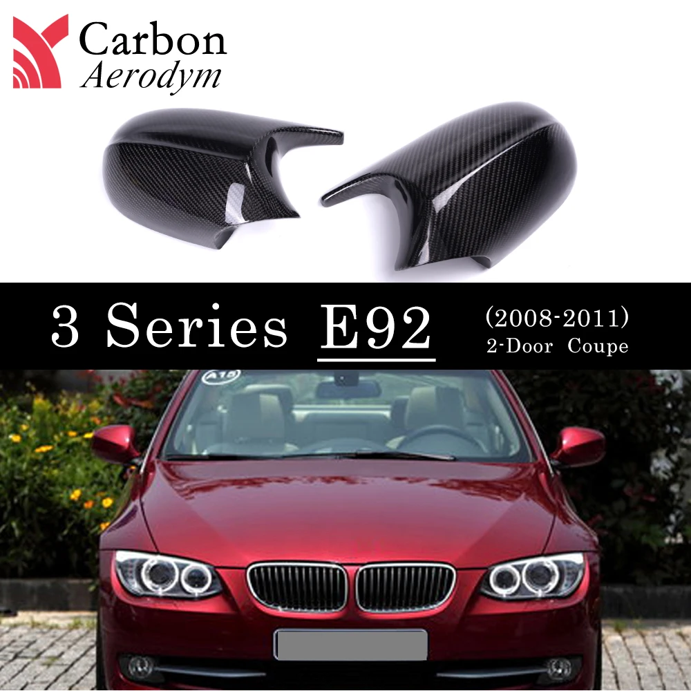 Настоящая Крышка для зеркала из углеродного волокна BMW E90 E91 2009-20011 M-Look зеркало