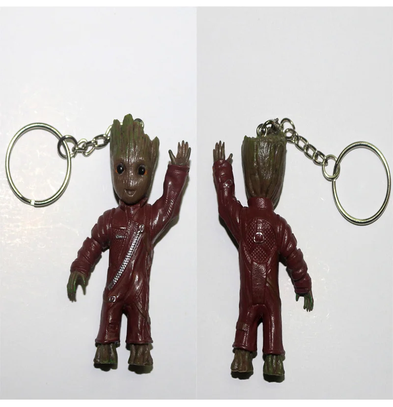 Strongwell кукла Грут связка ключей детское дерево фигурка мужчины Marvel guardiers Groot Cos галактика Мстители украшение фигурка игрушка