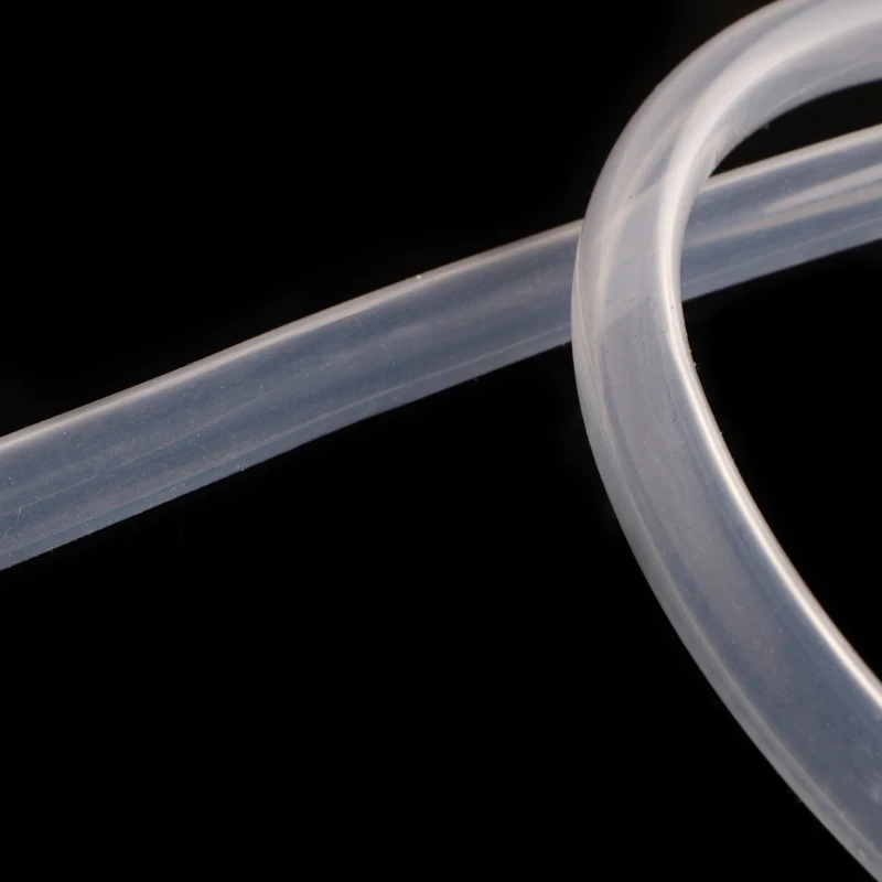 

10mm ID x 12mm OD Food Grade Silicone Tube Flexible Hose Pipe 1m Transparent