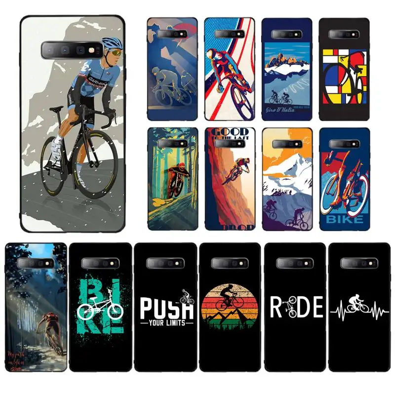 

YNDFCNB BIKE CYCLING Art Phone Case for Samsung S10 21 20 9 8 plus lite S20 UlTRA 7edge