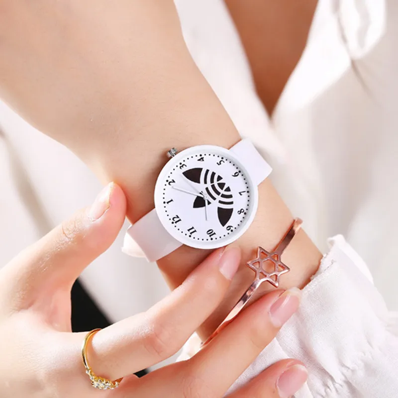 Роскошные Брендовые женские часы с силиконовым желе 2020 модные повседневные