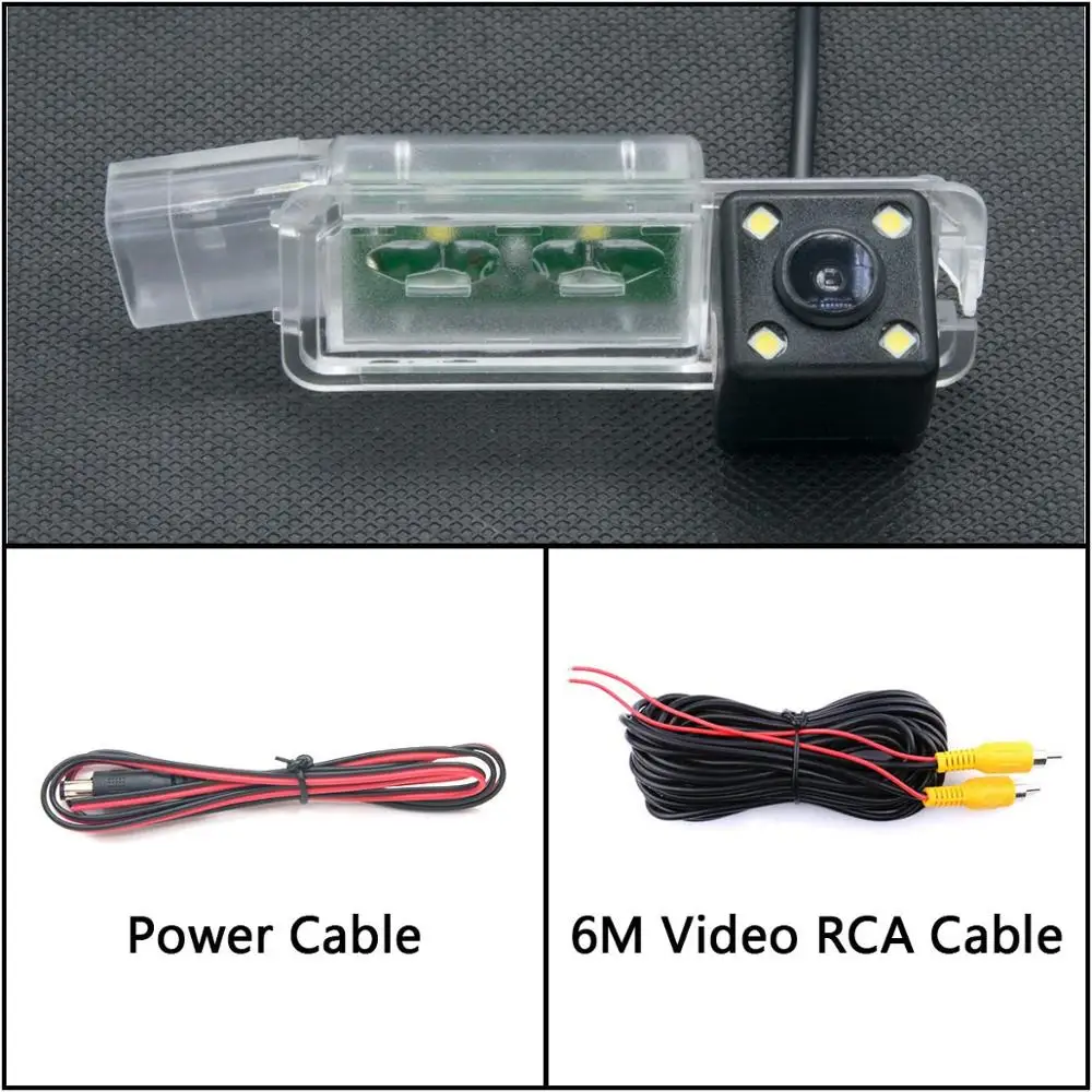 Camera Only 4 Светодиодный свет камера заднего вида для Volkswagen VW golf 5 golf V golf MK5 golf 7 golf 6 Passat CC автомобильный парковочный ЖК-зеркальный монитор - Название цвета: Camera Only