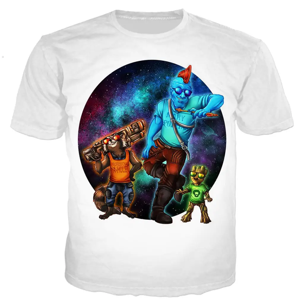 Yondu футболка 3D Футболка с принтом Мужская Женская Хип Хоп аниме Harajuku уличная топы Модные Забавные футболки