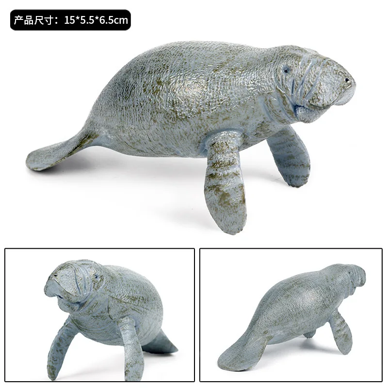 Экшн-фигурки животных Manatee коллекционные когнитивные игрушки из ПВХ |