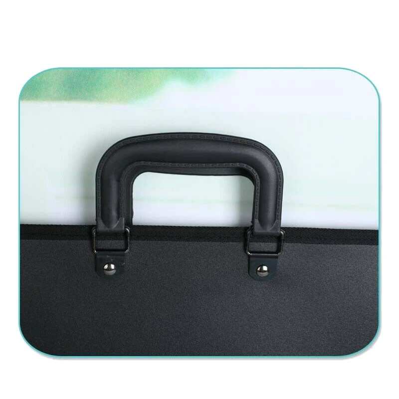 Portable Black Design Portfolio Waterproof Case Artwork Painting Folder Bag | Дом и сад