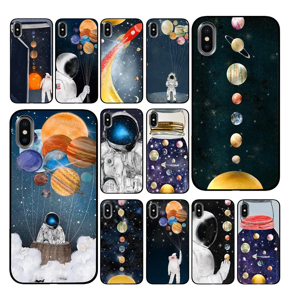Космическая Звезда для iPhone 5 5S 6 6s 7 8 Plus X XS XR 11 Pro Max чехлы телефонов|Чехлы-накладки| |