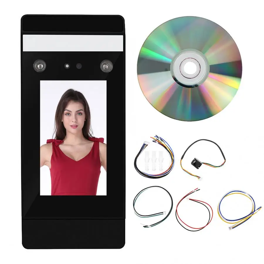 DT 10 динамическая двойная HD распознавание лица пароль дверь контроль доступа