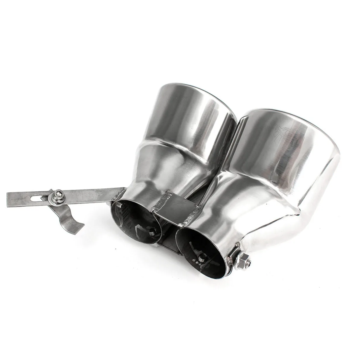 Автомобильный задний хвостовой вкладыш из нержавеющей стали двойной выхлопной