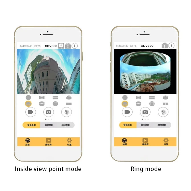 

V1 Panoramic 360 Degree Camera HD 4K Diving Waterproof Sports DV WIFI VR Virtual Reality Camera