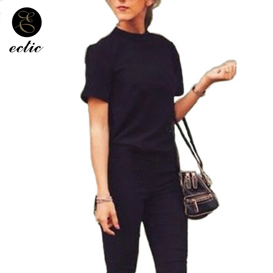 Сексуальное Открыть Спина Майка Без Спинки Круглый Воротник Топ Короткий Рукав