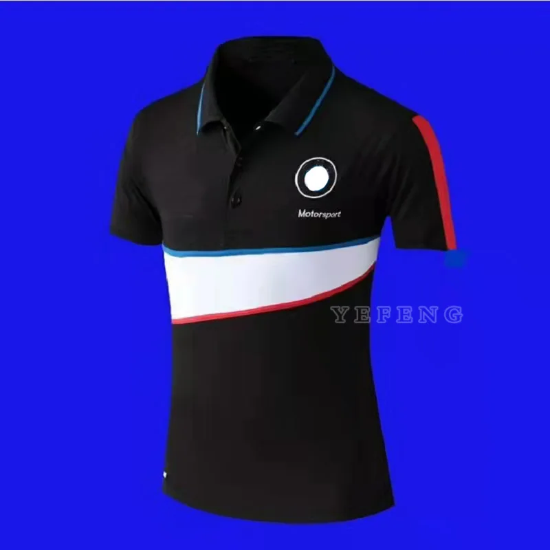 

2021 For Bmw Motorsport Team POLO T-Shirt Short Sleeve Jerseys Motorbike Motocross MX Dirt Bike Cycling