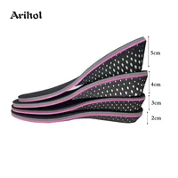 memory foam height increase insole for men women invisible increased lifting inserts shoe lifts elevator insoles 2 5 cm