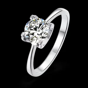 Moissanite fire color super beautiful, D VVS новейший дизайн, серебристый, простой стиль, для мужчин, женщин, детей и взрослых