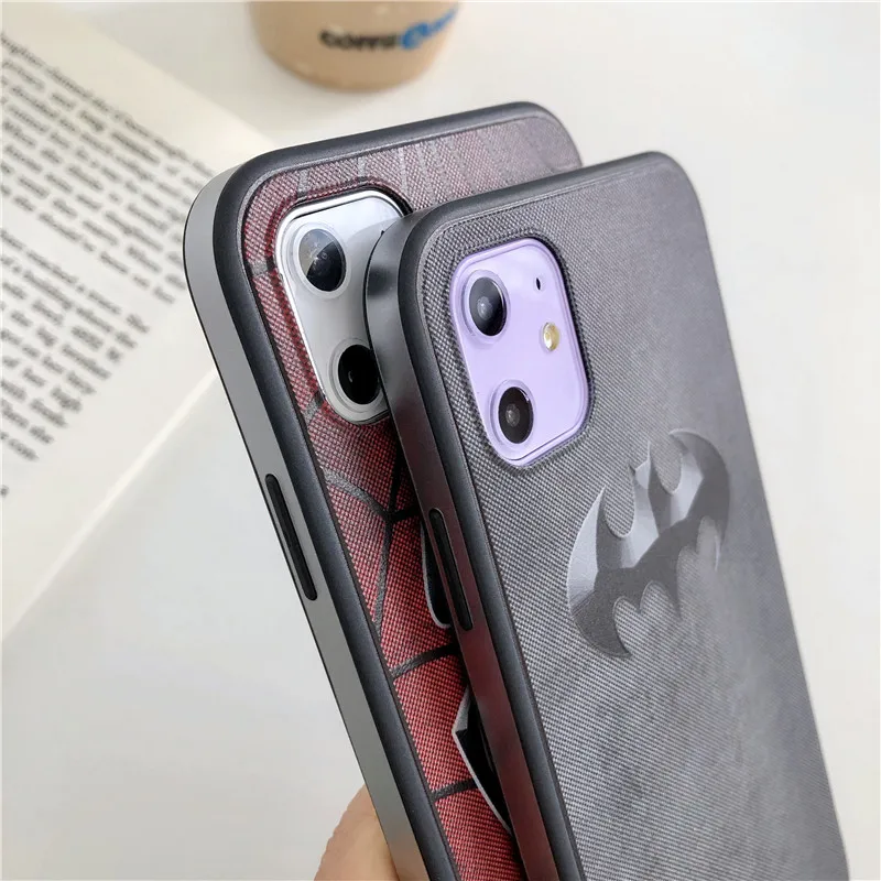 Marvel Avengers Captain Thor Soft Case For iphone 11 PRO MAX XS XR X 10 6 7 8 6S Plus Cover Coque 3D embossed Silver Frame Shell |